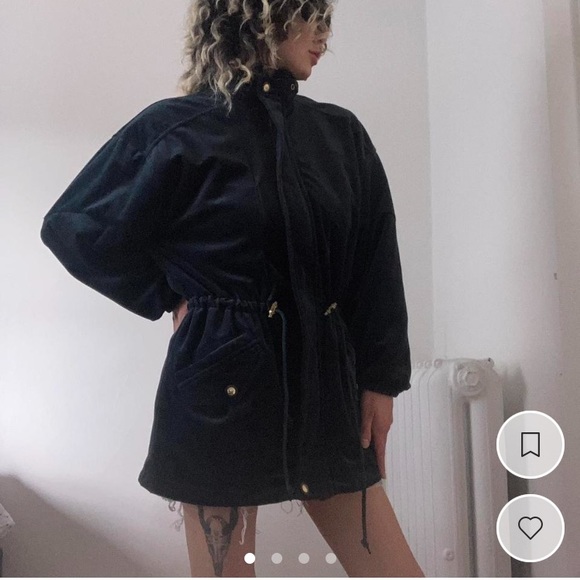 Vintage Velvet Green Jacket - Picture 2 of 4